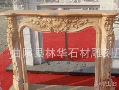 【曲陽林華石材雕刻廠供應大理石壁爐漢白玉石雕壁爐室內裝飾石雕廠家定做直銷高1.2米lh2306】曲陽縣林華石材雕刻廠 - 產品庫